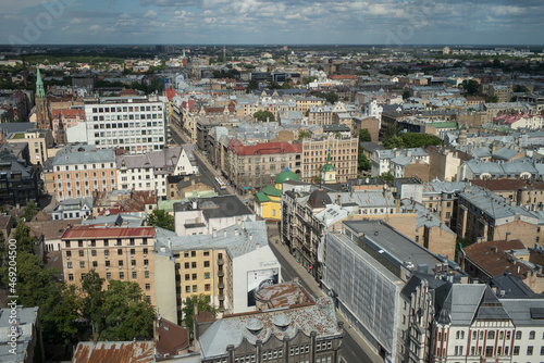 Panoramic view of Riga Latvia