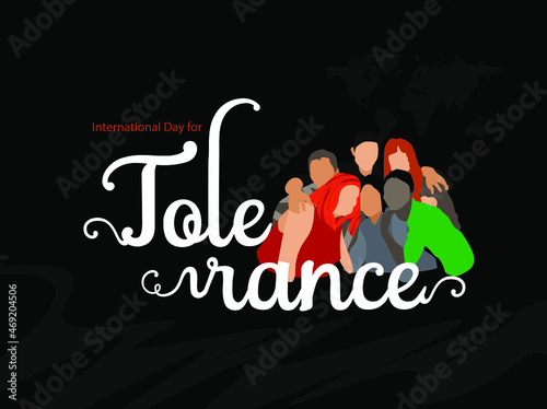International Day for Tolerance. Tolerance banner and poster design for social media and print media.