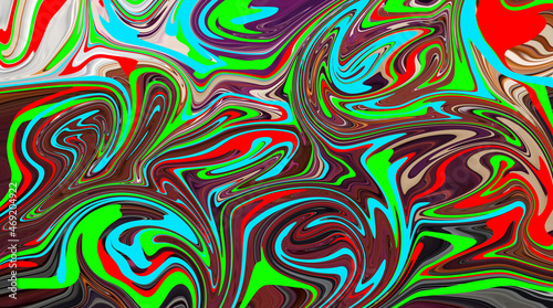 Abstract Liquify Liquid Liquified Background Colorful Effect Unique Multicolor