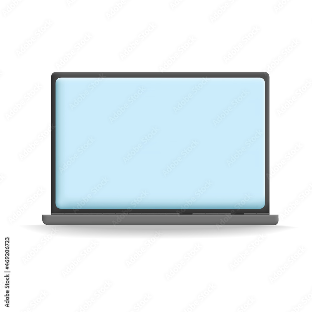 Computer laptop icon 3d vector illustration design. Computer laptop icon 3d vector illustration design.