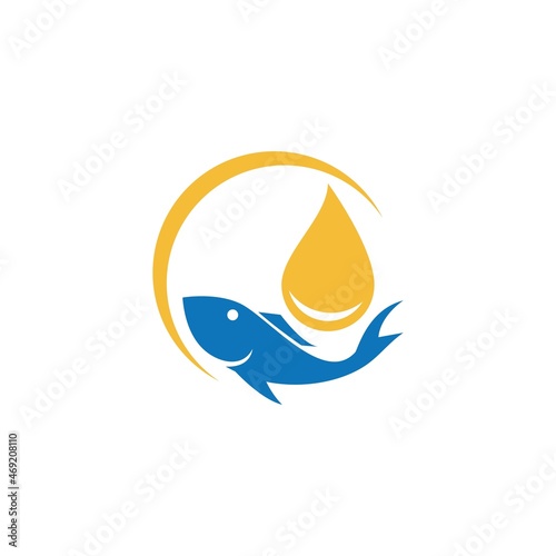 Fish oil vector design