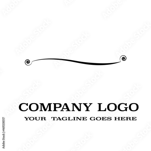 a curved line with a beautiful shape so that it is not an arbitrary curved line