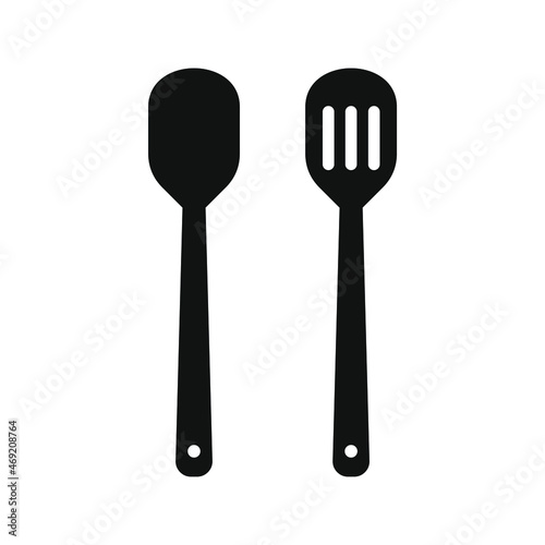 spatula icon on white background 
