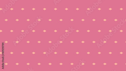 スモールダイヤモンドパターン ピンク
