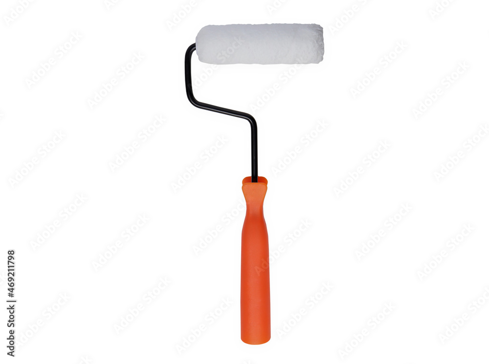 Paint roller isolated on white background with clipping path. Paint roller isolated on white background with clipping path.