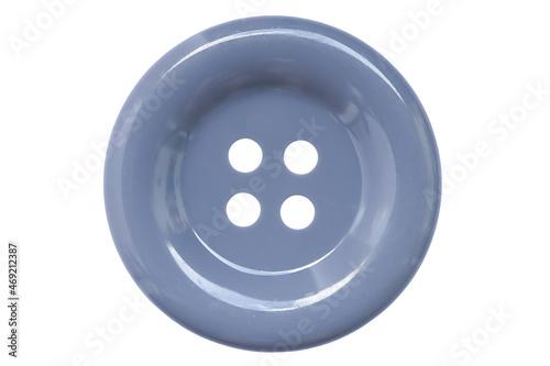 Close up of grey sewing buttons, Old button isolated on white background. Sewing concept.Clipping path.