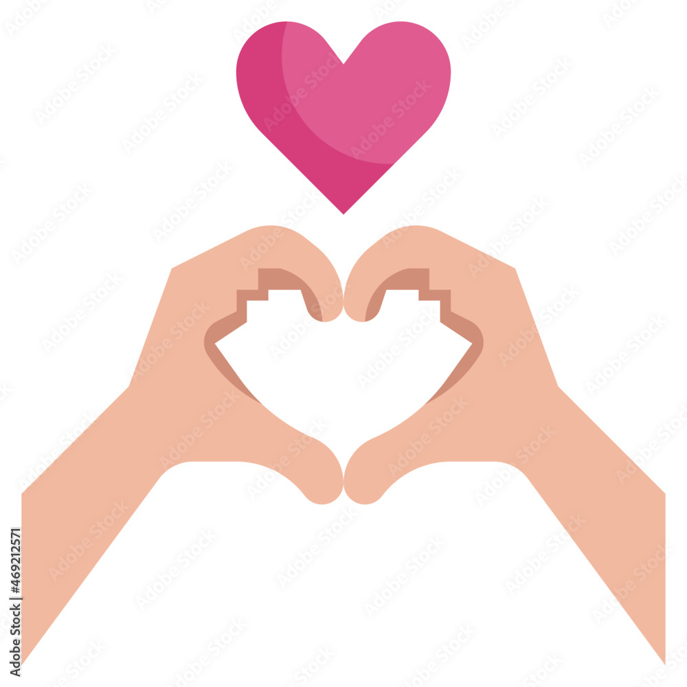HAND flat icon HAND flat icon