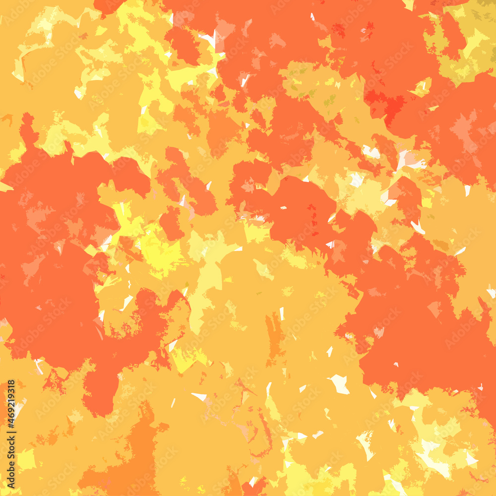 Orange background with yellow and red spots and streaks Orange background with yellow and red spots and streaks