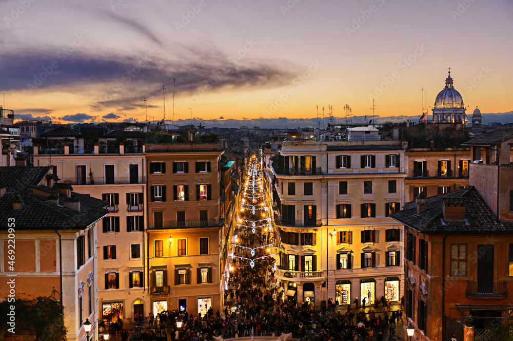 Piazza di Spagna, Rome, Italie