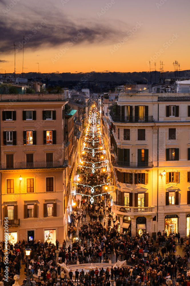 Piazza di Spagna, Rome, Italie