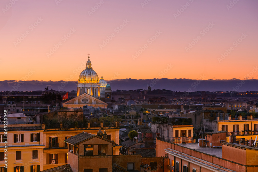 Rooftop of Roma, Italy