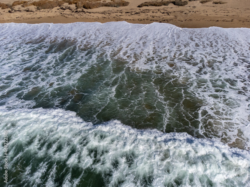 Bird's eye view of the Pacific Coast, Pescadero, California. photo