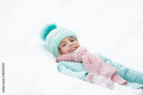 girl in winter clothes