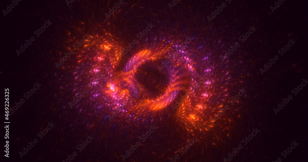 3D rendering abstract round light background 3D rendering abstract round light background