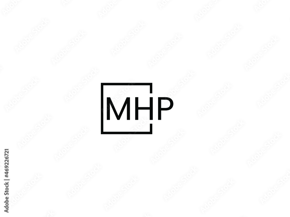 MHP Letter Initial Logo Design Vector Illustration MHP Letter Initial Logo Design Vector Illustration