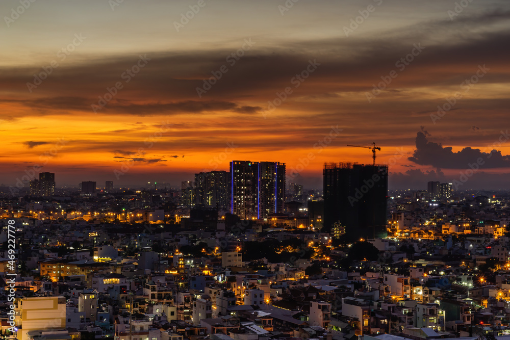Beautiful view of sky with clouds at sunrise. Partly cloudy. Colorful sunset. Natural sky background texture, beautiful color. Beautiful view of sky with clouds at sunrise. Partly cloudy. Colorful sunset. Natural sky background texture, beautiful color.