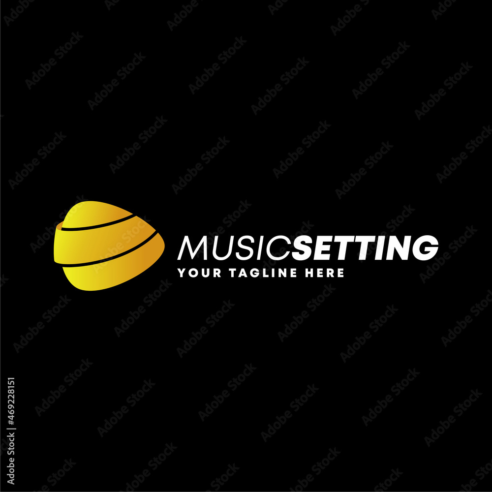 Guitar pick in cutting or Part image graphic icon logo design abstract concept vector stock. Can be used as a symbol related to music.