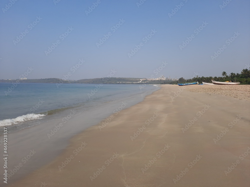 beach and waves,  tropical beach, indian beach in goa, goa beach.