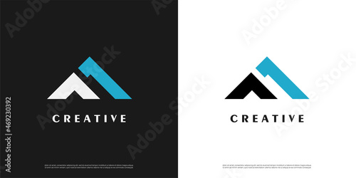 Letter F logo icon building design template elements