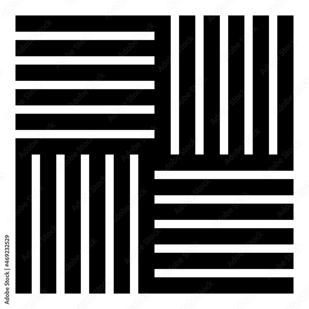 Tile square shape parquet wood floor material laminate plank slab panel icon black color vector illustration flat style image Tile square shape parquet wood floor material laminate plank slab panel icon black color vector illustration flat style image
