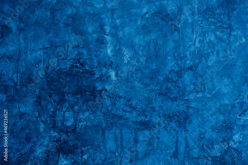 blue abstract background of art texture and ancient Christmas texture.