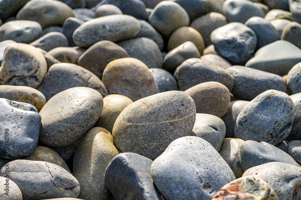 Pebbles or river stones background. Pebbles or river stones background.