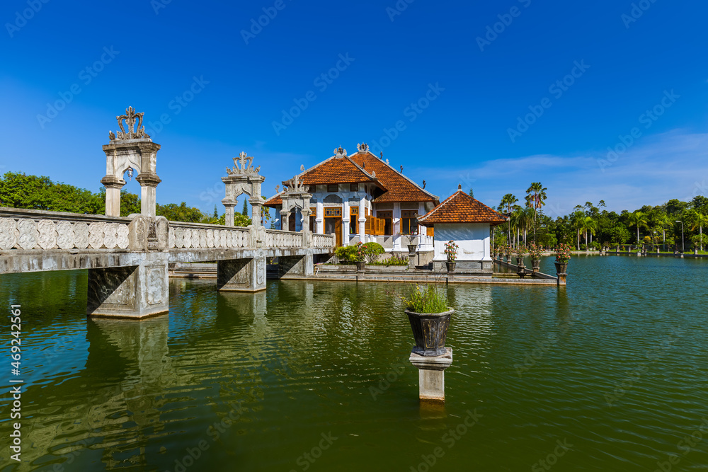 Obraz premium Water Palace Taman Ujung in Bali Island Indonesia
