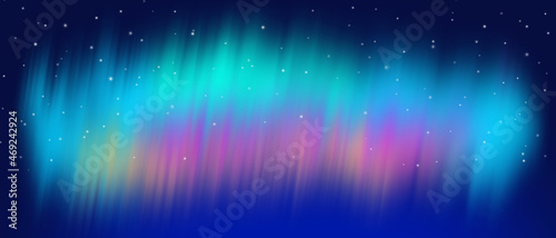 Beautiful abstract northern lights. Aurora Borealis
