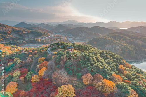 Cheongpung Lake in Korea photo