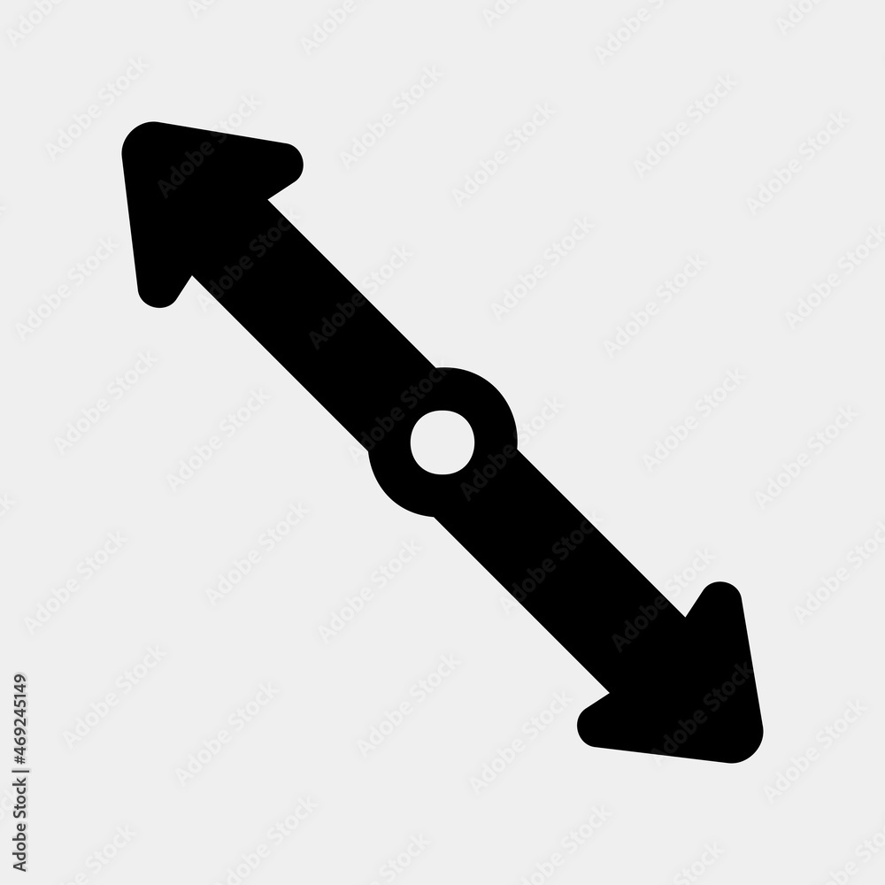 Cursor icon vector illustration in solid style, use for website mobile app presentation Cursor icon vector illustration in solid style, use for website mobile app presentation