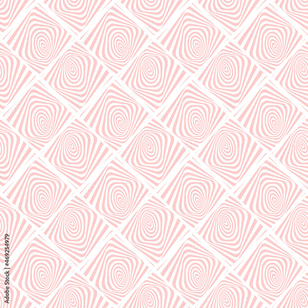 Optical illusion seamless pattern.