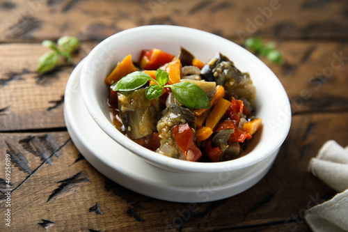 Healthy homemade vegetable ragout