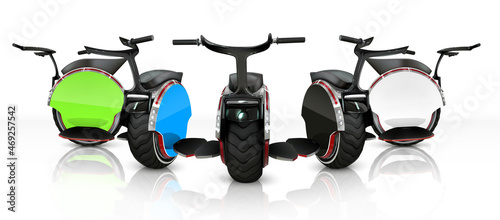 Monowheel Range Realistic Composition