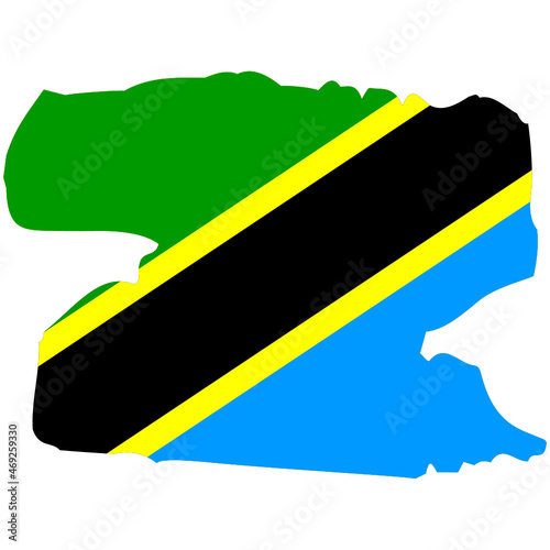 Tanzania flat icon