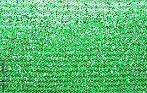 Abstract background texture of green glitter