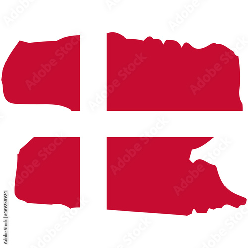 Denmark flat icon