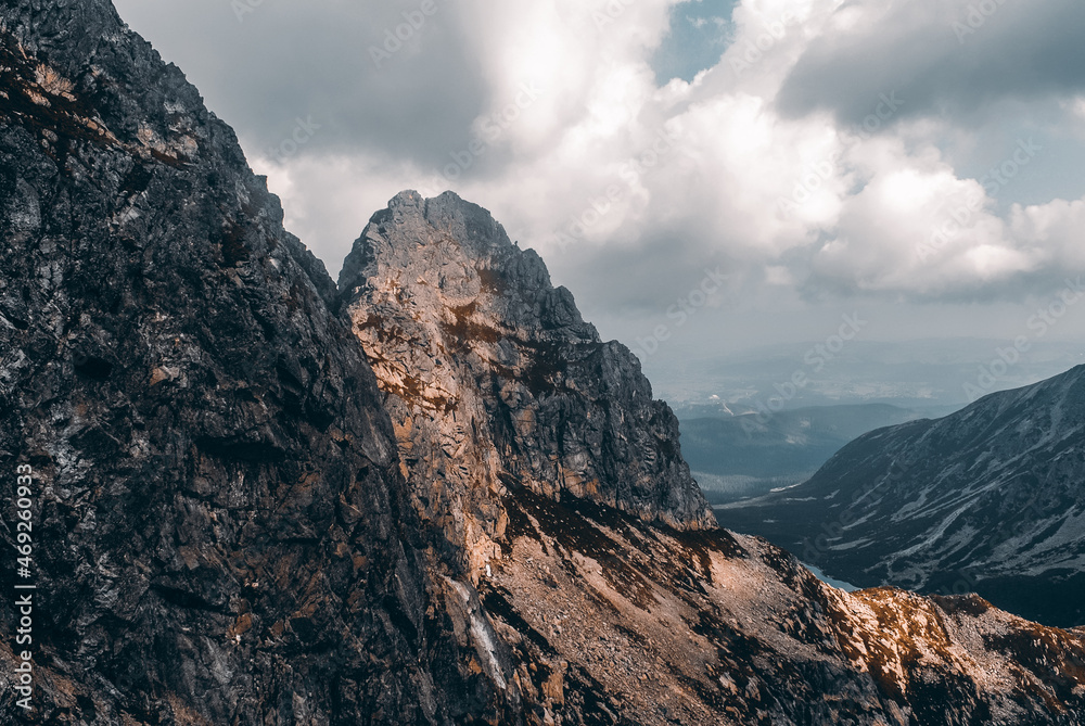 Rocky mountain landscape, Tatra Mountains, Poland Rocky mountain landscape, Tatra Mountains, Poland
