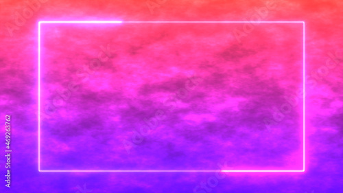 Nebular space background with neon saber for background