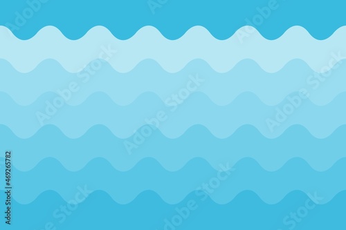 Sea wave background - vector illustration