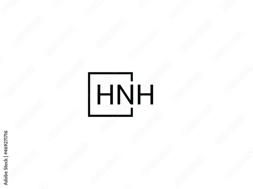 Fototapeta premium HNH Letter Initial Logo Design Vector Illustration