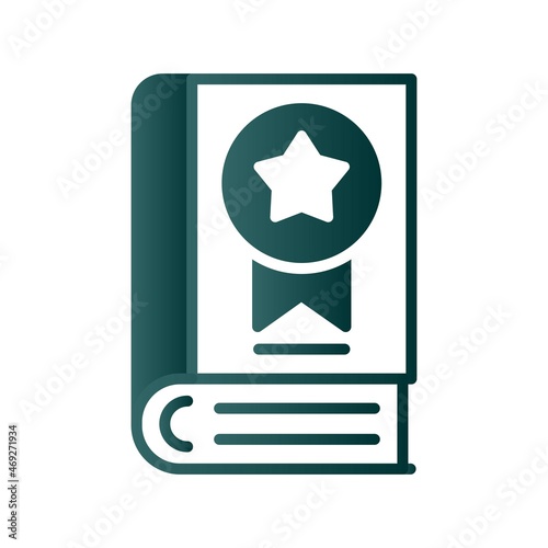 Bestseller Glyph Gradient Vector Icon Design