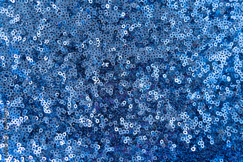 Royal blue sequin background photo