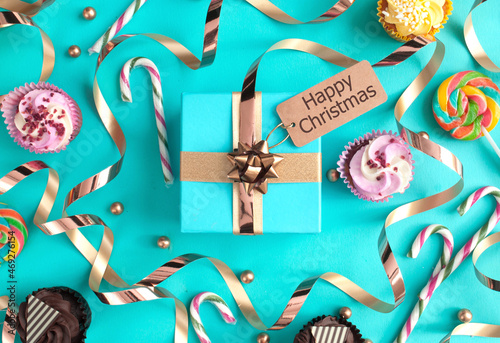Happy christmas gift with c...