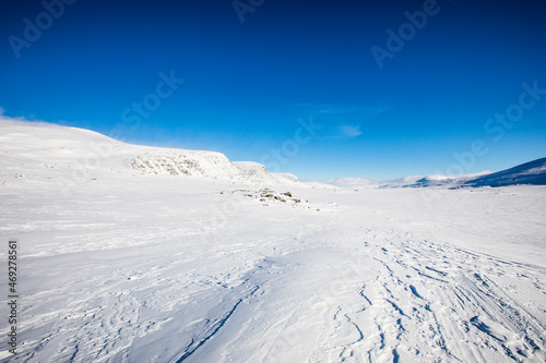 Winter landscape in Dovrefjell National Park, Norway © Alberto Gonzalez 