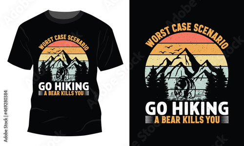 Outdoor Camp T-Shirt, Typography T-Shirt, Adventure T-shirt Design, Camping T-shirt Design, Mountain T-shirt Design, Camping T-Shirts Amazon, T-shirt, T-shirt Design, Hike T-Shirt Design