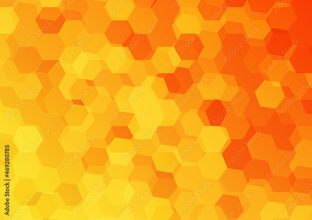 Honeycomb that resembles the setting sun Honeycomb that resembles the setting sun