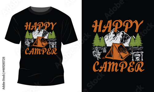Outdoor Camp T-Shirt, Typography T-Shirt, Adventure T-shirt Design, Camping T-shirt Design, Mountain T-shirt Design, Camping T-Shirts Amazon, T-shirt, T-shirt Design, Hike T-Shirt Design
