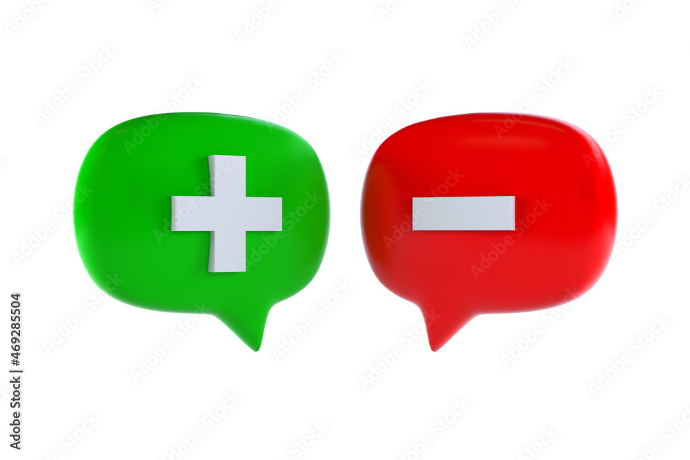 Obraz premium Think Positive Design Illustration