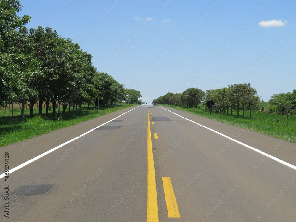 road in the countryside