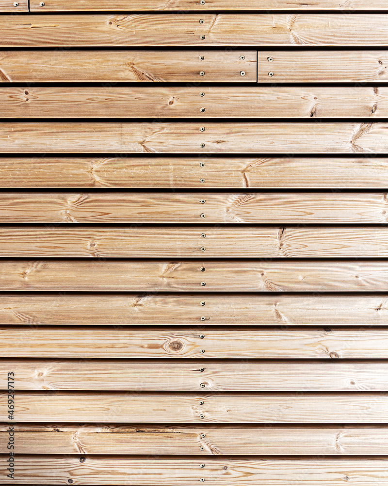Fototapeta premium Full frame shot of wooden wall